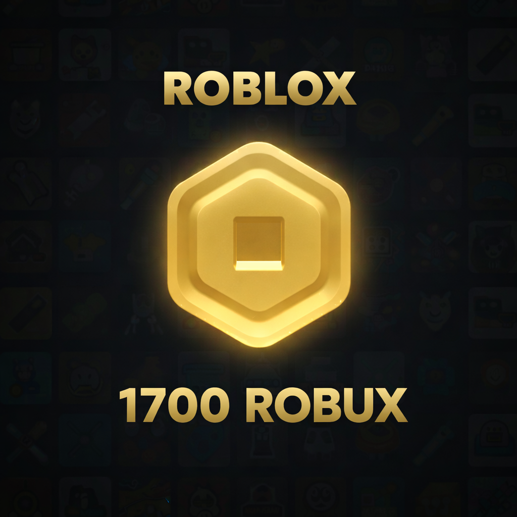 Pacote 1700 Robux